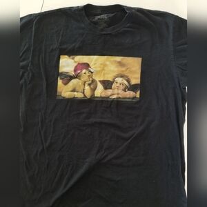 DGK Heavens Bandana Angel Graphic Tee Black Large